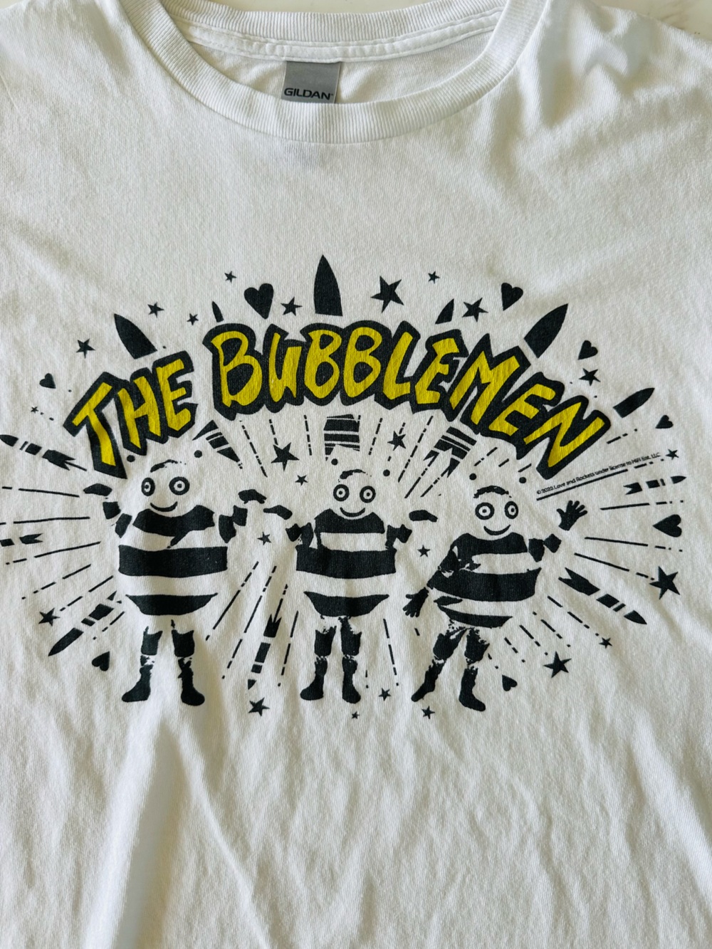 Love and Rockets Bubblemen T-Shirt Adult Size Medium